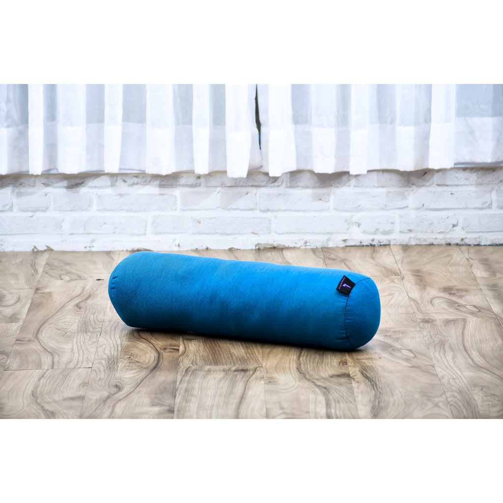 Vasora Yoga Bolster หมอนข้างโยคะ หมอนกายภาพแบบพกพา ขนาด 20 x 6 x 6 นิ้ว ...