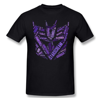 Decepticon Transformers Printed Mens Summer Short Sleeve T-Shirt Loose Cotton i8Sm