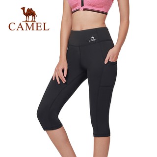 Camel กางเกงโยคะ เอวสูง ผ้ายืด สําหรับผู้หญิง วิ่ง