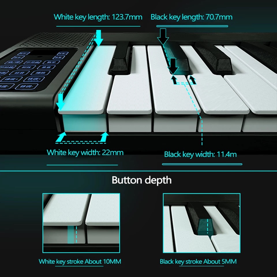 wersi-electronic-piano-88-keys-แบบพกพา88คีย์-เปียโนเปียโนดิจิตอลมัลติฟังก์ชั่นอิเล็กทรอนิกส์-คีย์บอร์ดเปียโน-แบบพับได้