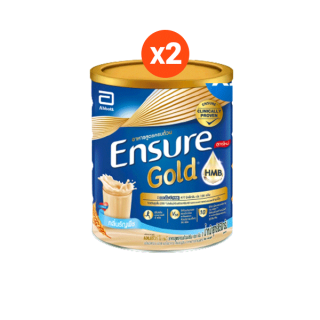 [สูตรใหม่] Ensure Gold เอนชัวร์ โกลด์ ธัญพืช 850กรัม 2 กระป๋อง Ensure Gold Wheat 850g x2 อาหารเสริมสูตรครบถ้วน
