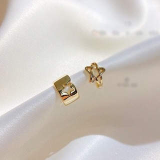 Double Star Earcuff(Z-046) (Set2ชิ้น)ต่างหูสำหรับคนไม่เจาะหู