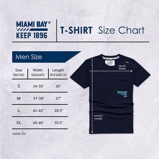 Miamibay T-shirt เสื้อยืด รุ่น Miami State แฟชั่น คอกลม ลายสกรีน ผ้าฝ้าย cotton ฟอกนุ่ม ไซส์ S M L XL
