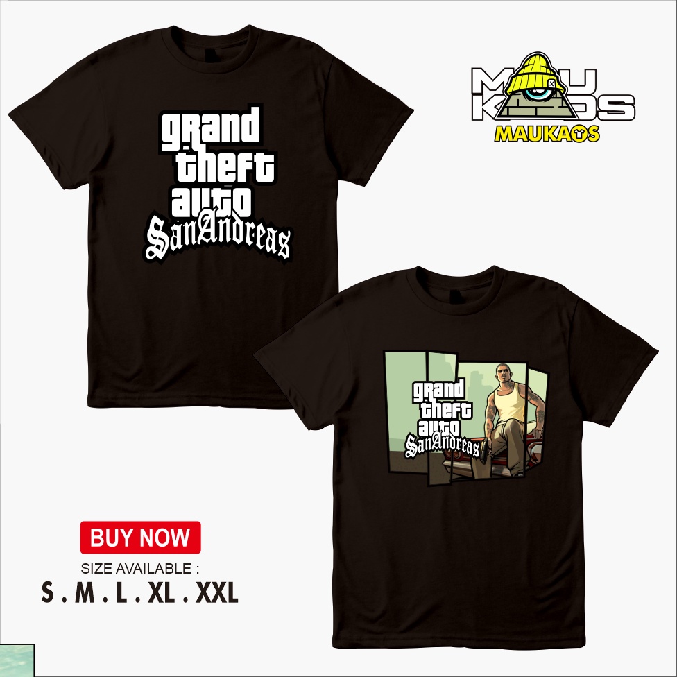 เสื้อยืด-พิมพ์ลายเกม-gta-san-andreas-ทรงสามเหลี่ยมs-5xl