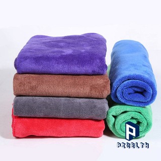 สินค้า PIXELTH-ผ้าไมโครไฟเบอร์แบบหนาพิเศษ (420g) ขนาด 40x60 ซม. สีน้ำเงิน และสีน้ำตาล ผ้าเช็ดรถ ผ้าอเนกประสงค์ ผ้าซับน้ำได้ดี