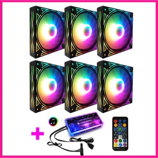 ชุดพัดลม ระบายความร้อน เคส COOLMOON RGB Billow x6+สายไฟ สินค้าใหม่ ราคาสุดคุ้ม พร้อมส่ง ส่งเร็ว ประกันไทย CPU2DAY