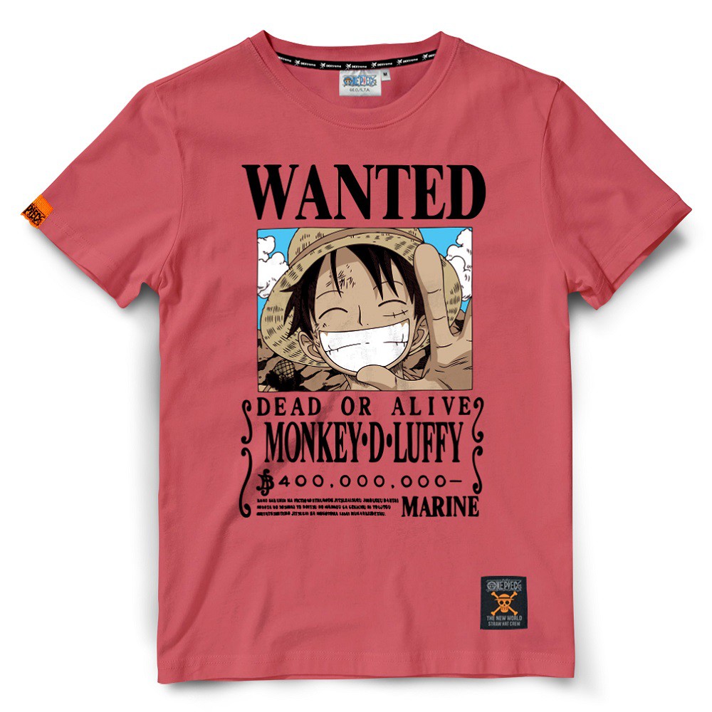 ภาพหน้าปกสินค้าDextreme เสื้อวันพีซ (DOP-279) Onepiece Wanted ลูฟี่ Luffy มี สีขาว สีเขียว สีน้ำเงิน สีชมพู สีเหลือง จากร้าน shop.dexclub.com บน Shopee