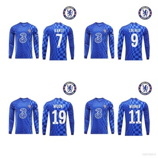 เสื้อฟุตบอลแขนยาว ลาย Chelsea F.C. แบบลําลอง สําหรับผู้ชาย