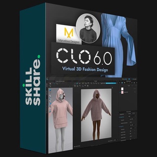 สินค้า CLO 3D โปรแกรมออกแบบเสื้อผ้า [ตัวเต็ม] [ถาวร] [ติดตั้งง่าย]