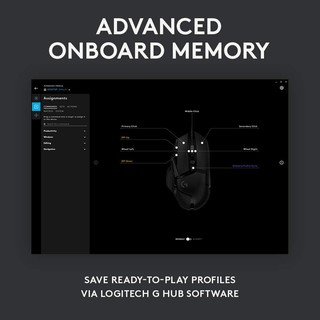 ภาพขนาดย่อของภาพหน้าปกสินค้าLogitech G502 Hero High Performance Gaming Mouse ประกันศูนย์ 2ปี เมาส์เล่นเกม จากร้าน eexpress.co.th บน Shopee ภาพที่ 2