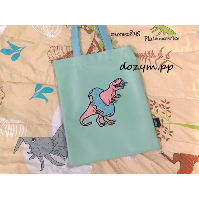 กระเป๋า-totebag-น้องไดโนเสาร์ทีเร็กซ์-จากร้าน-pranky-play