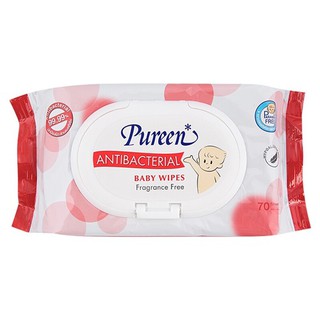 PUREEN Wipes Antibacterial formula, 70 sheets