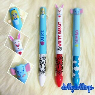 Disney 2 Colors Pen Alice / White Rabbit / Dumbo ปากกา