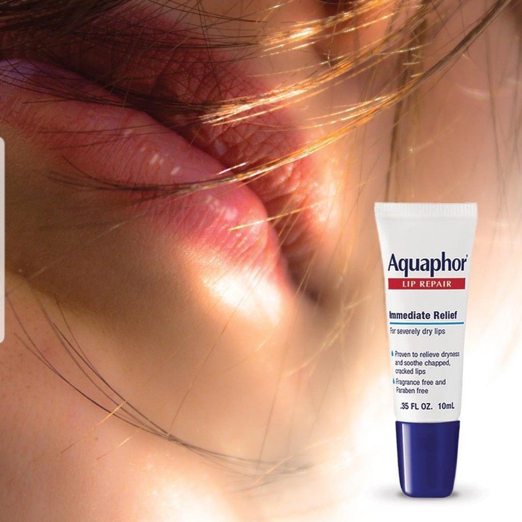 ภาพหน้าปกสินค้าพร้อมส่ง ลิปมัน Eucerin Aquaphor Lip Repair immediately relieves แบบหลอดและแท่ง