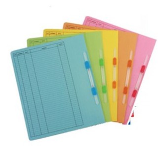 แฟ้ม แฟ้มเจาะกระดาษ FLA-101 เหมาะสำหรับใส่เอกสาร ขนาด A4 มีให้เลือกหลายสี (1เล่ม) แฟ้มกระดาษ