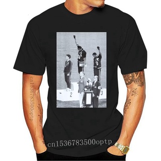 ขายดี เสื้อยืด พิมพ์ลาย PROTESTA RAZZISMO CARLOS SMITH OLIMPIADI CO 1968 2 S-M-L--2-3 IIhhna09HOdhoo88