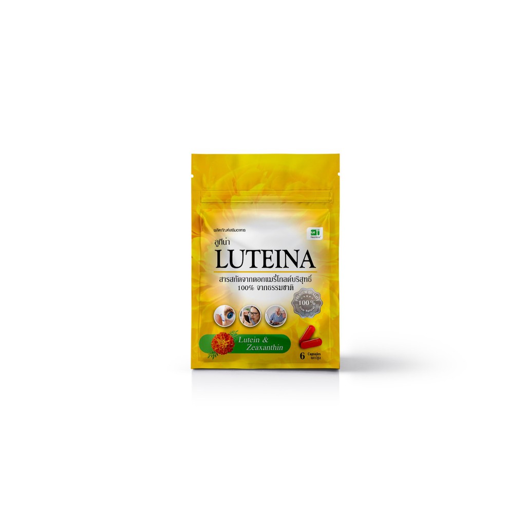 ภาพหน้าปกสินค้าLuteina 6 Capsules ลูทีน่า ลูทีน 6 แคปซูล 2.28 กรัม สารสกัดจากดอกดาวเรือง จากร้าน supermarket บน Shopee