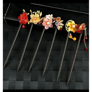 ปิ่นปักผมไม้ และสีเงิน หลายแบบ พร้อมส่ง