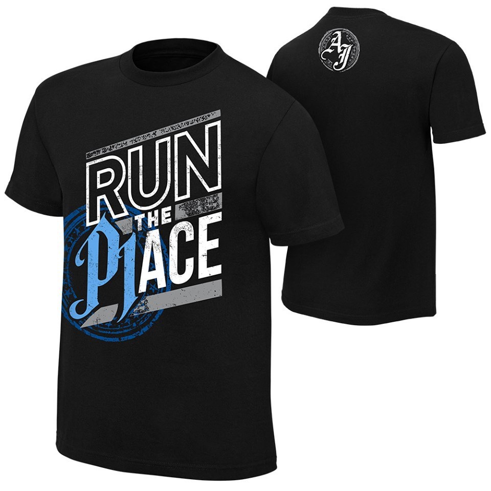 เสื้อยืดผ้าฝ้ายพิมพ์ลายขายดี-aj-styles-run-the-place-t-shirt