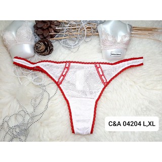 C&amp;A Size XS,S,L,XL ชุดชั้นใน/กางเกงชั้นใน ทรงจีสตริง(G-string) 04204