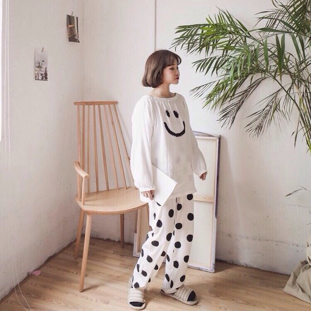 มารอบ2 Set Smiley pajama set Shopee Thailand