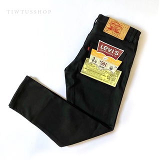 สินค้า กางเกงยีนส์ Levi’s 501 Super Black ผ้ายีนส์ ลีวาย ขากระบอก