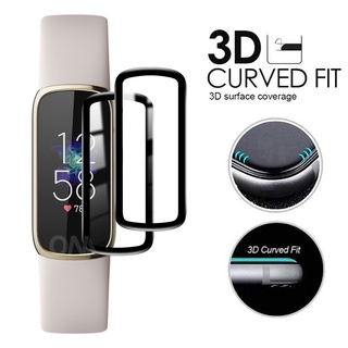 ฟิล์มกันรอย 3D ฟิล์มกันรอยแบบเต็มหน้าจอสำหรับ Fitbit Luxe