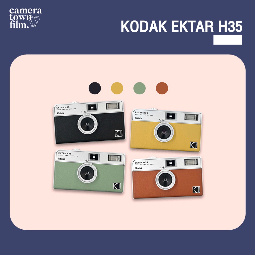 ภาพหน้าปกสินค้ากล้องถ่ายรูป KODAK EKTAR H35 Half Frame Film Camera