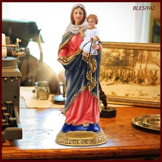 Resin Mary Baby Jesus Statue Figurine for Living Room Christmas Decoration