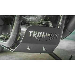 [H] ชุดกันแคร้งอลูมิเนียมหนา 3 มิล Triumph T100/T120/Street Twin(ส่งฟรี)/Thruxton R /Street Scrambler / Speed Twin