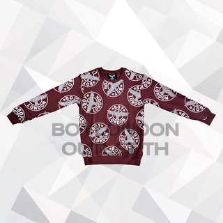 Boy London Sweater รหัส B63MT02U0108 / สี  BURGUNDY ไม่มีฮู๊ด