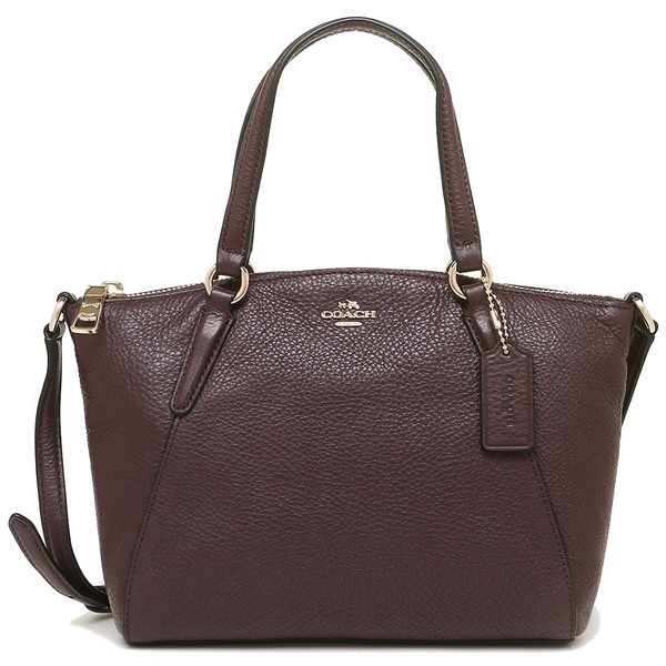 COACH W MINI KELSEY SATCHEL IN PEBBLE LEATHER F57563 OXBLOOD coachbysuphitcha Shopee Thailand