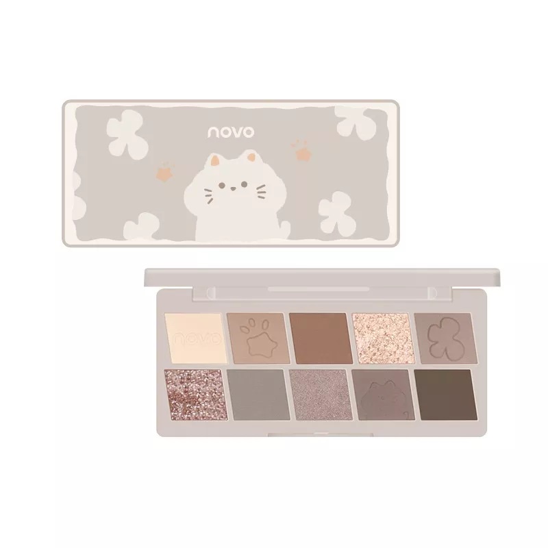 novo5505-novo-moe-paradise-color-eyeshadows-โนโว-อายแชโดว์-10-สี