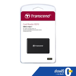 ภาพขนาดย่อของสินค้าTranscend Card Reader :USB 3.1 Gen 1 -รับประกัน 2 ปี - มีใบกำกับภาษี-TS-RDF9K2