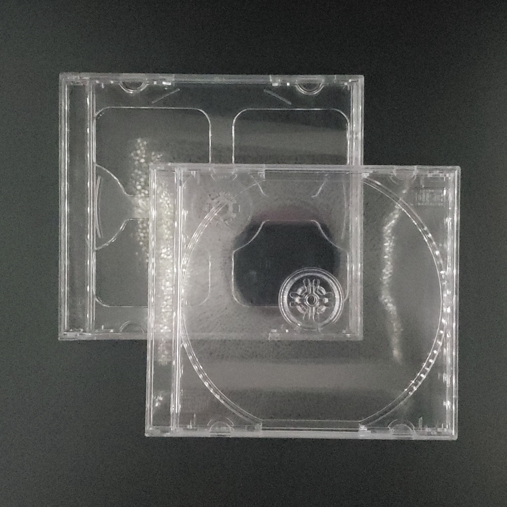ภาพหน้าปกสินค้าCD Disc Box Case Shell Cover Clear (BRANDNEW) กล่องใส่แผ่น CD ใส มือหนึ่ง จากร้าน lacquerlover บน Shopee