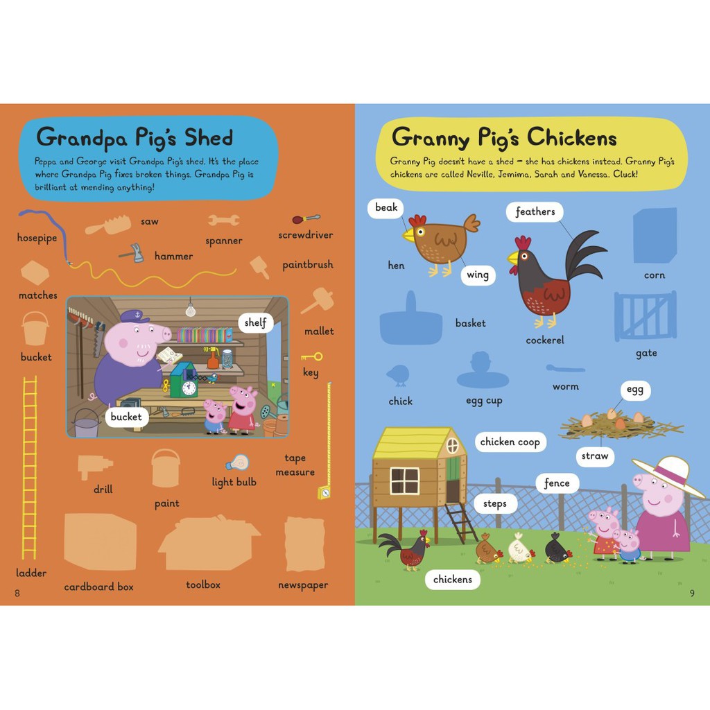 หนังสือนิทานภาษาอังกฤษ-peppa-pig-1000-first-words-sticker-book