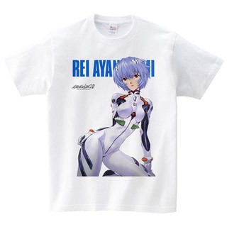 เสื้อยืดโอเวอร์ไซส์เสื้อยืดลำลองเสื้อยืด พิมพ์ลาย Neon Genesis Evangelion EVA Merchandise Shinamoto Yoshiyuki Soo Ming