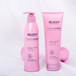 New Beaver Experthydro Bouncy volume shampoo 318ml +condi 258ml แชมพุพร้อมยานวดสุตรอ่อนโยนปราศจาก paraben ปลอดภัยต่อหนัง