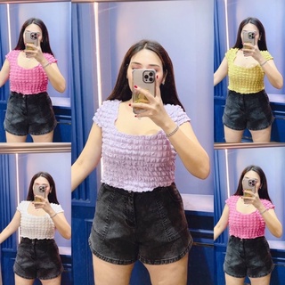 🌸🎀เสื้อปอมคอบ น่ารัก ใส่สบาย🎀🌸‼️สินค้าพร้อมส่ง‼️