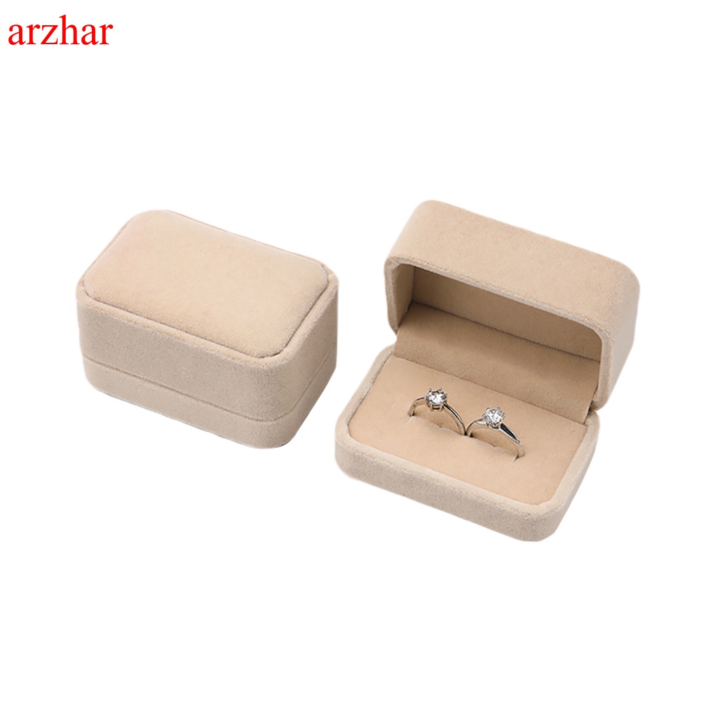 ภาพสินค้าArzhar กล่องกํามะหยี่ คู่รัก กล่องแหวนคู่ ต่างหู กล่องเครื่องประดับ กล่องเก็บของขวัญ กล่องเครื่องประดับ เคาน์เตอร์แสด จากร้าน arzhar.th บน Shopee ภาพที่ 4