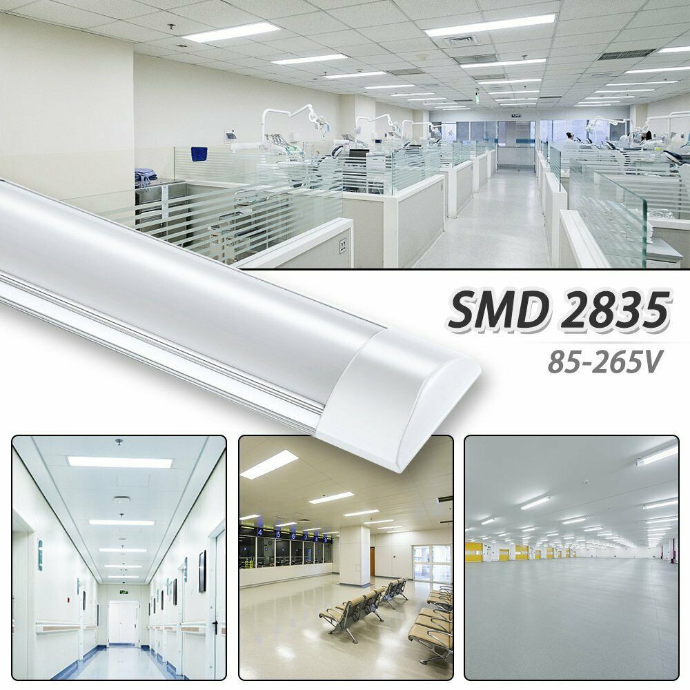 LED Tube Slim 120CM 40W 60W แสงขาว นีออนแบบบาง ใช้ไฟฟ้า220V | Shopee ...