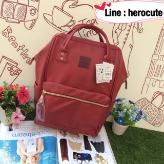 Anello polyurethane leather rucksack รุ่น Classic ของแท้ ราคาถูก