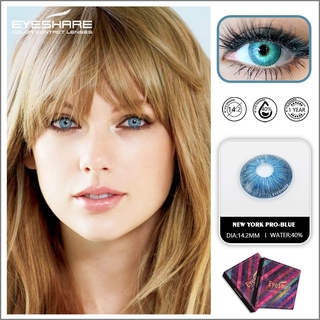 Eyeshare 1pair HAZEL Gray New york Pro Series colored Contact Lenses for Eyes Yearly use lenses