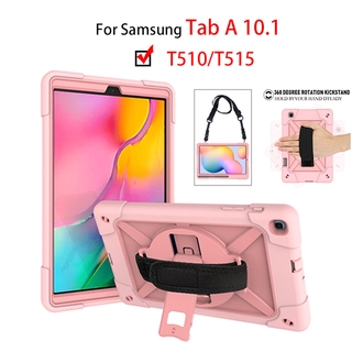 เคสมือถือแบบมีสายคล้องสําหรับ Samsung Tab A 10 . 1 T510 / T515