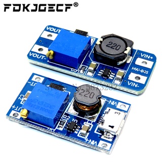 Mt3608 โมดูลพาวเวอร์ซัพพลาย แปลงสเต็ปอัพ DC-DC เอาท์พุต MAX 28V 2A สําหรับ arduino