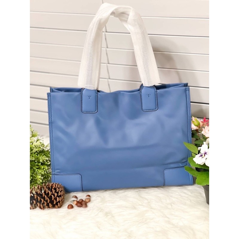 ผ่อน0-กระเป๋าสะพาย-ella-mini-tote-bag-80477-ทรงมินิ-tote-ผ้าไนล่อน-สีฟ้า