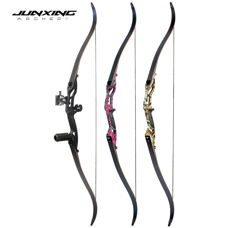 ภาพหน้าปกสินค้าF179 ดาวอังคารRecurve Bow 30-50lbs 56 "American Hunting Bow ยิงธนู 17 นิ้วโลหะ Riser แบบดั้งเดิมยาว 3 สี