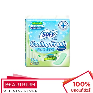 SOFY Cooling Fresh Natural Slim Scented ผ้าอนามัย 16pcs