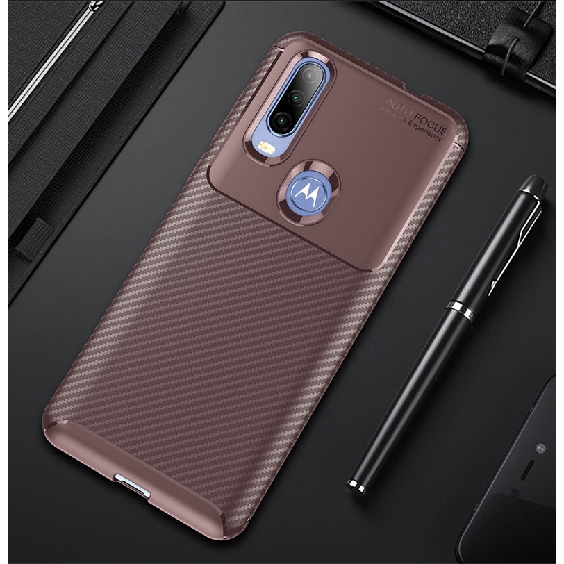 motolora-moto-one-action-zoom-g8-plus-เคสคาร์บอนไฟเบอร์กันกระแทก