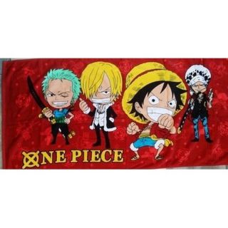 ลิขสิทธิ์แท้ ผ้าขนหนู วันพีช ONEPIECE เนื้อนิ่ม ไซด์กลาง 24x48 นิ้ว ราคาป้าย 480บ.